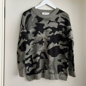 Workshop Republic Clothing Camo Sweater